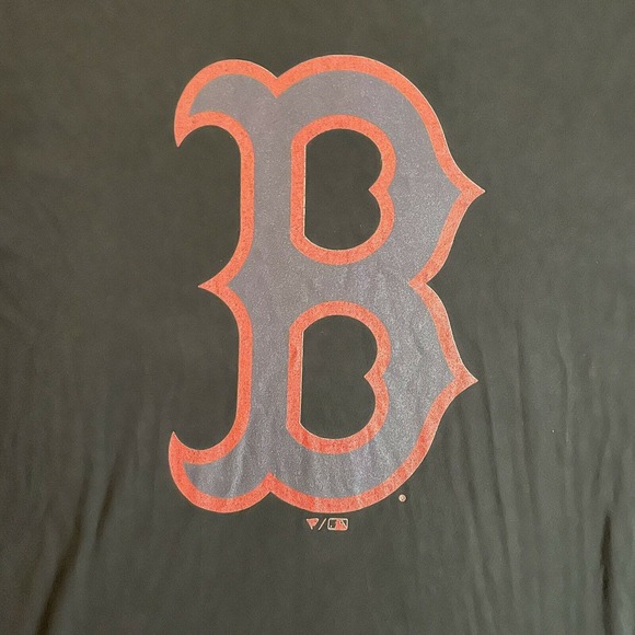 Boston Red Sox Official MLB Fanatics T-Shirt Size LG in Black Tee Clean - Picture 2 of 4
